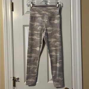 Athleta Gray Camouflage Leggings